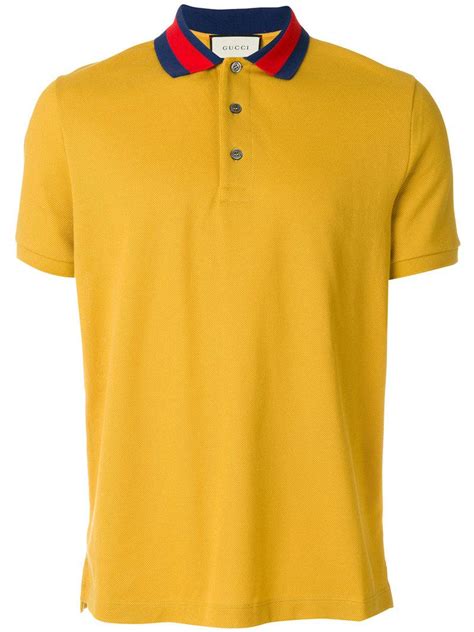 yellow gucci polo|gucci polo sale.